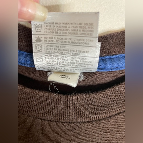 NIKE Vintage 90s Y2K Brown Embroidered Logo‎ Tee | Large - Picture 11 of 11